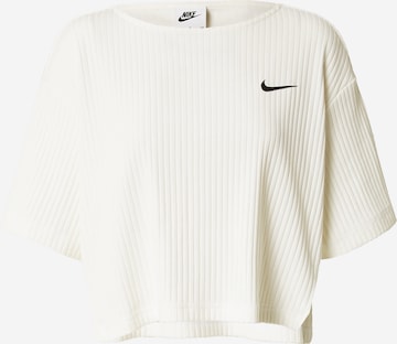 Nike Sportswear Shirt in Beige: front