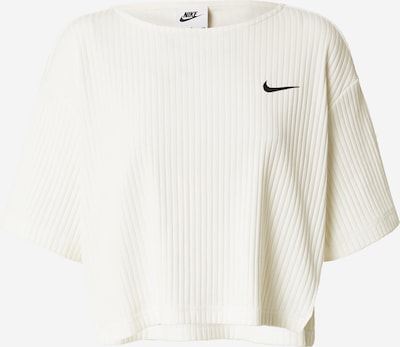 Nike Sportswear Majica | črna / jajčna lupina barva, Prikaz izdelka