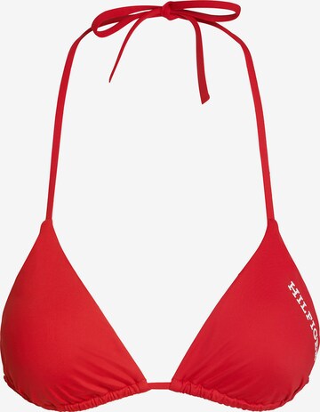 Triangle Hauts de bikini TOMMY HILFIGER en rouge : devant