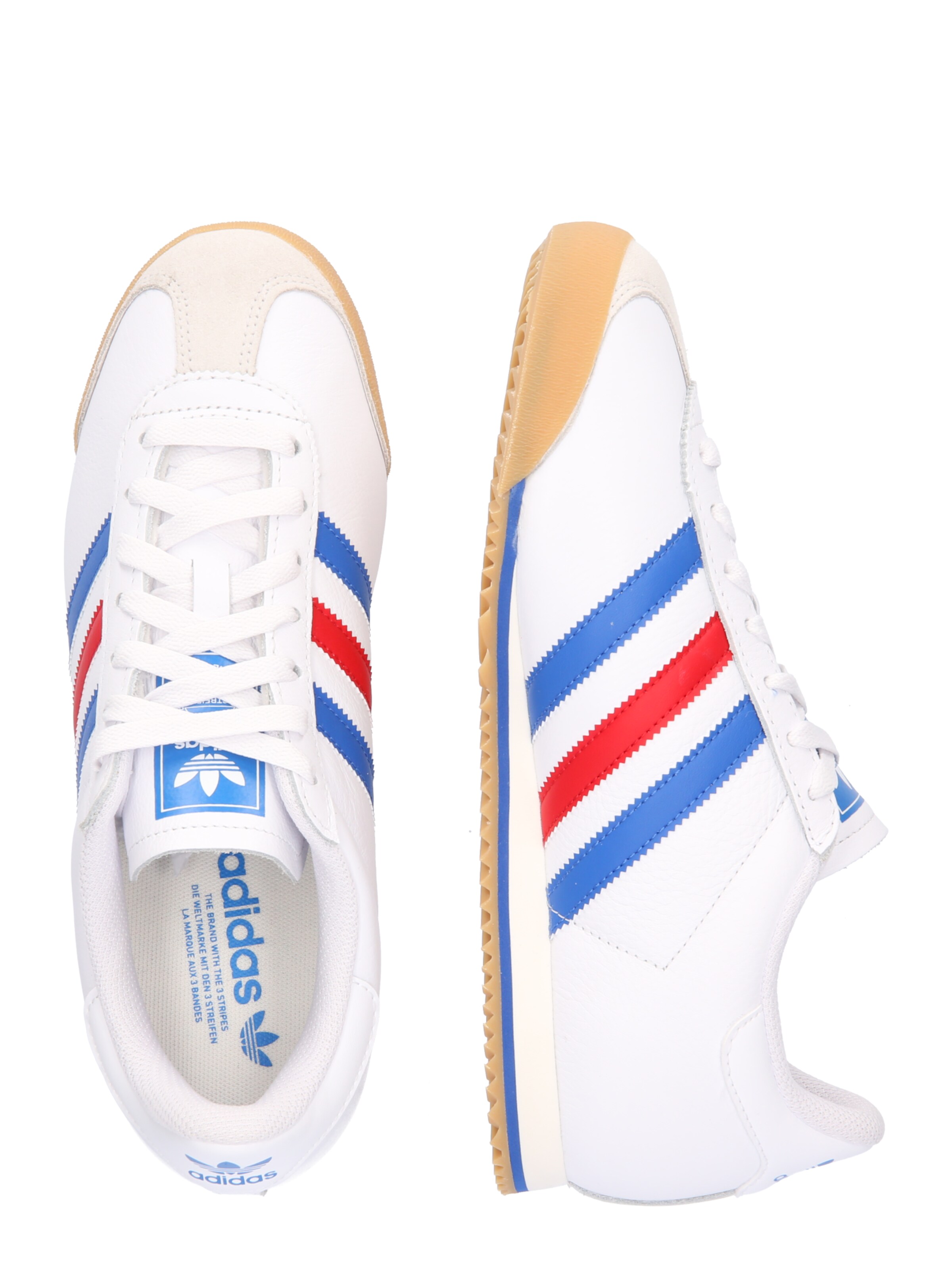 adidas rom red stripes