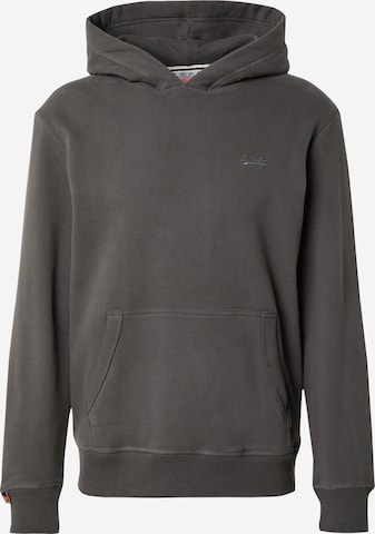 Superdry Mikina 'Essential' – černá: přední strana