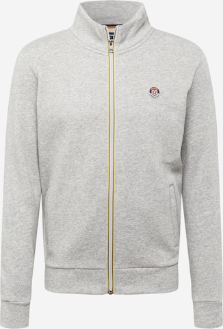 JACK & JONES - Sudadera con cremallera 'PORTER' en gris: frente