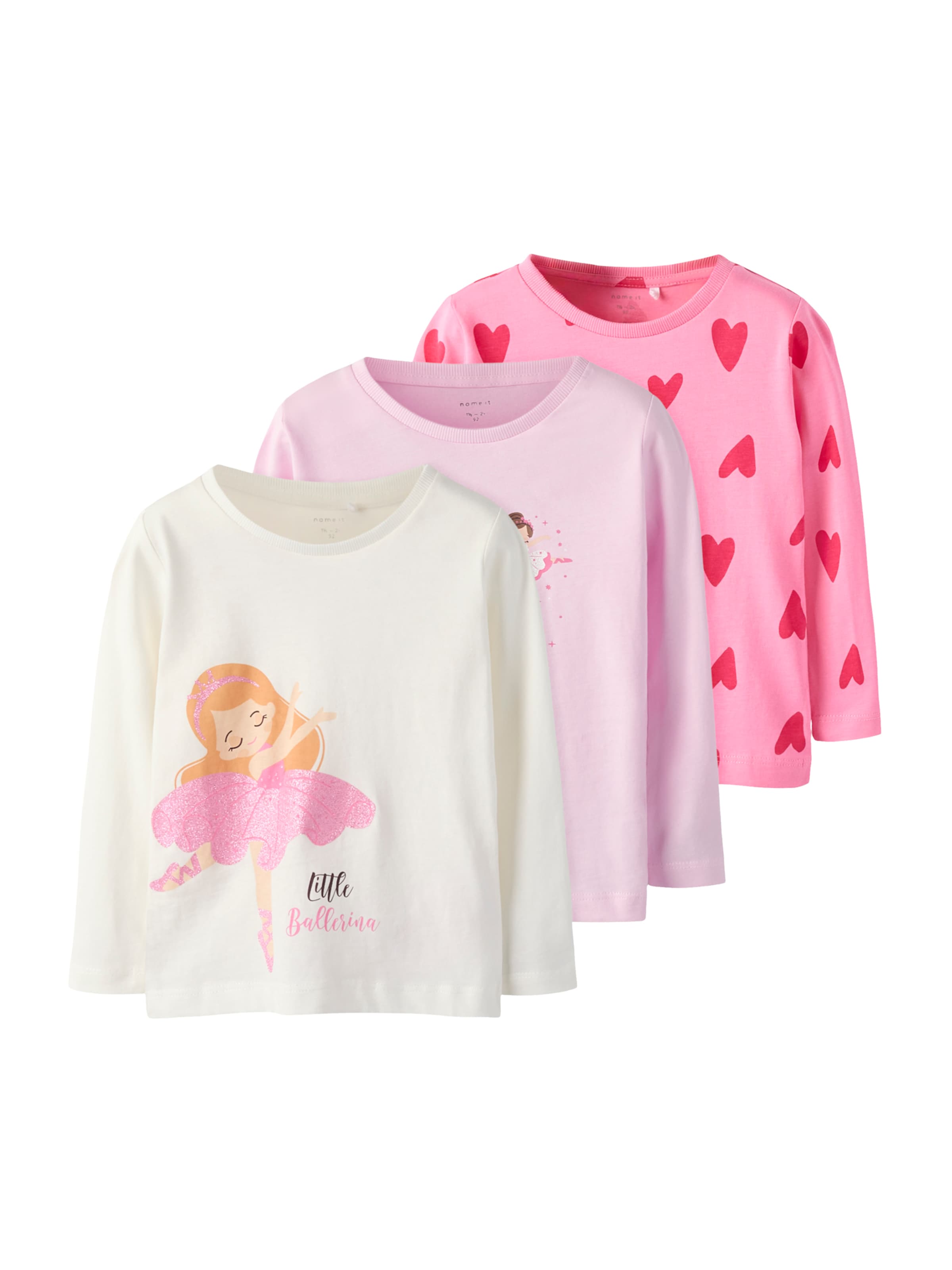 NAME IT - Camiseta 'NMFNia' en rosa: frente