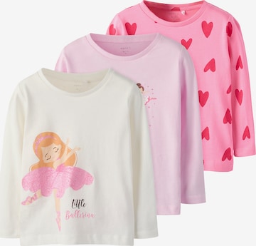 rožinė NAME IT Marškinėliai 'NMFNia': priekis