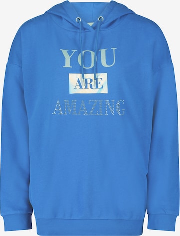 Cartoon Sweatshirt in Blue: front