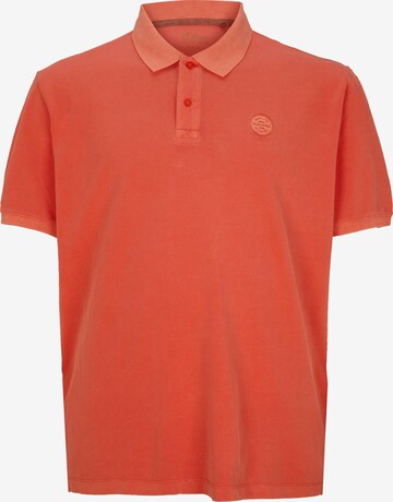 s.Oliver Men Big Sizes Poloshirt in Orange: predná strana