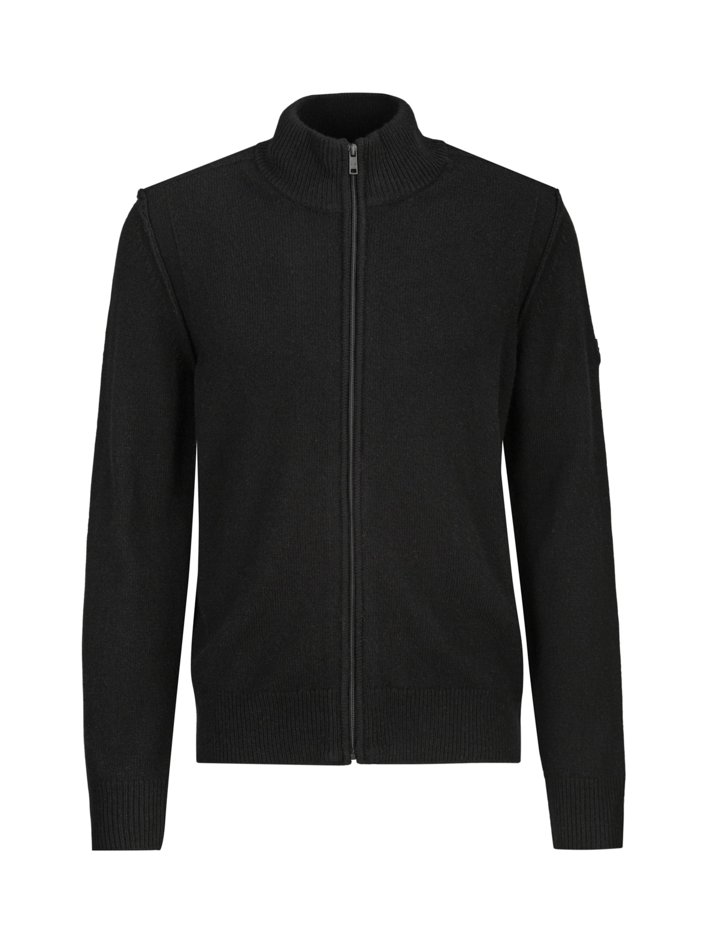 Vestes en maille 'Zaccaria' 19V69 ITALIA en noir : devant