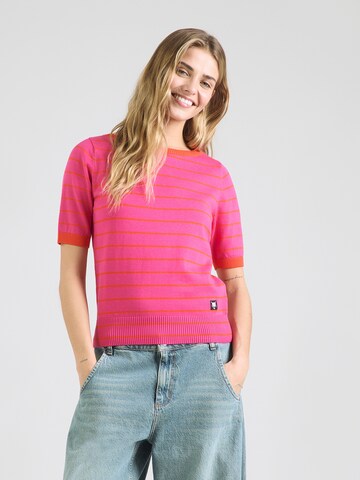 Blutsgeschwister Sweater 'Pretty Preppy' in Pink: front