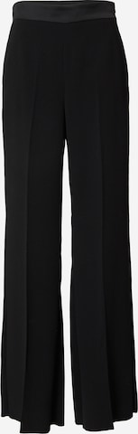 Marella Wide leg Pleated Pants 'PLATA' in Black: front