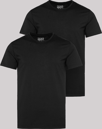 CAMP DAVID Shirt in Black: front