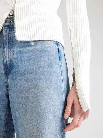 WEEKDAY Вязаная кофта 'Genie' в Белый