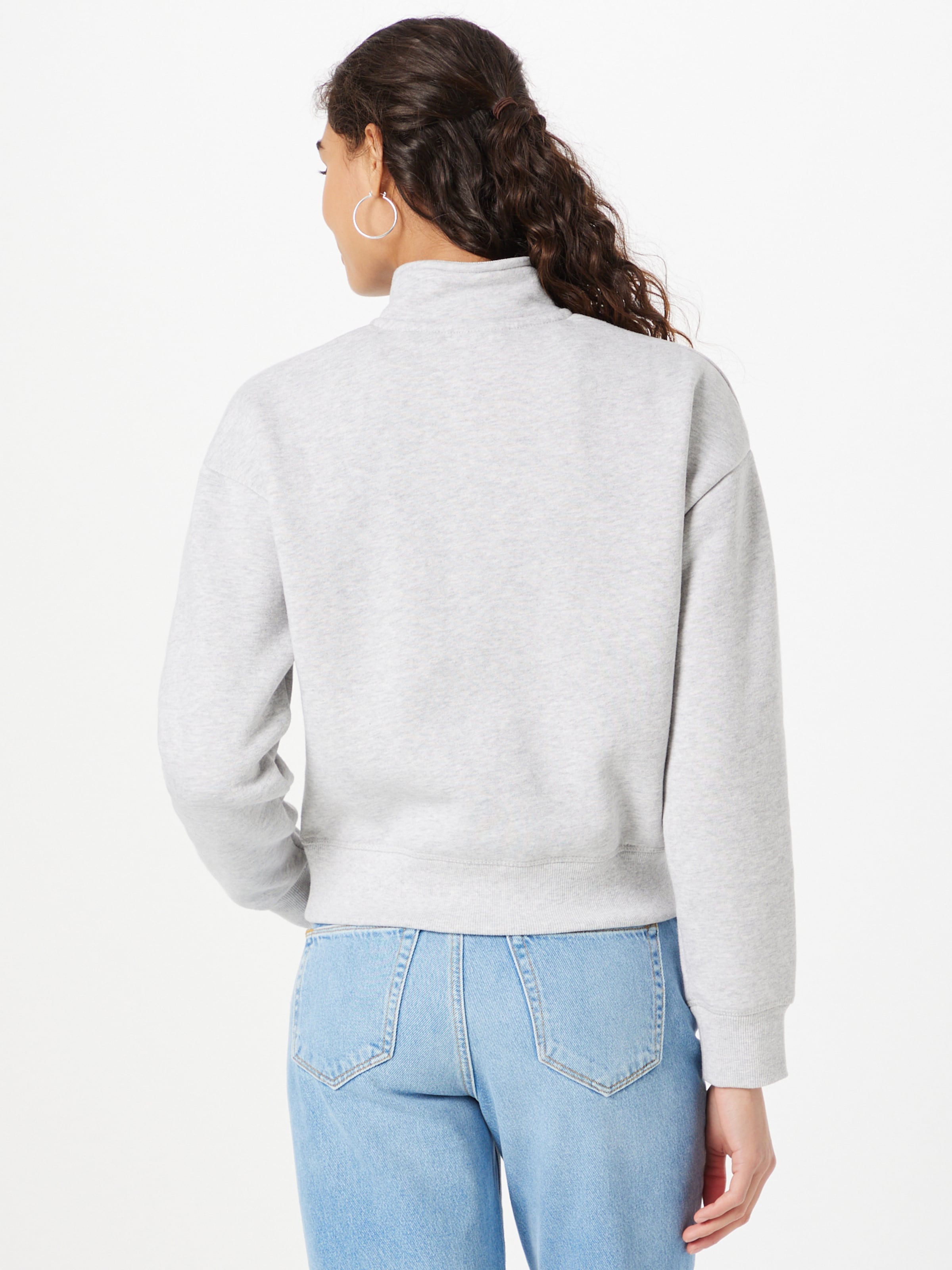 Frauen Sweat Superdry Sweatshirt in Graumeliert - MD66086 Frauen Sweat Superdry Sweatshirt in Graumeliert - MD66086