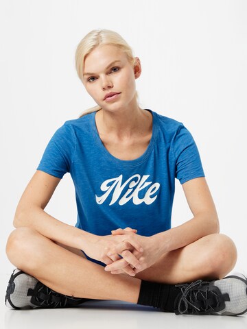 NIKE Funktionsshirt in Blau