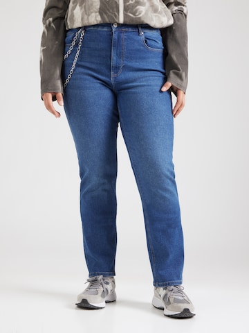 ONLY Carmakoma - regular Vaquero 'CARCRUZ' en azul: frente