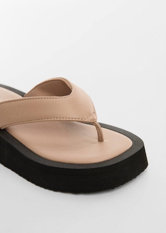 MANGO TEEN Sandals 'Apple' in Beige