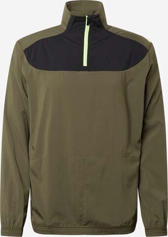 PUMA Athletic Jacket in Green: front