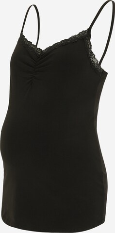 Only Maternity - Top 'MERIA' en negro: frente