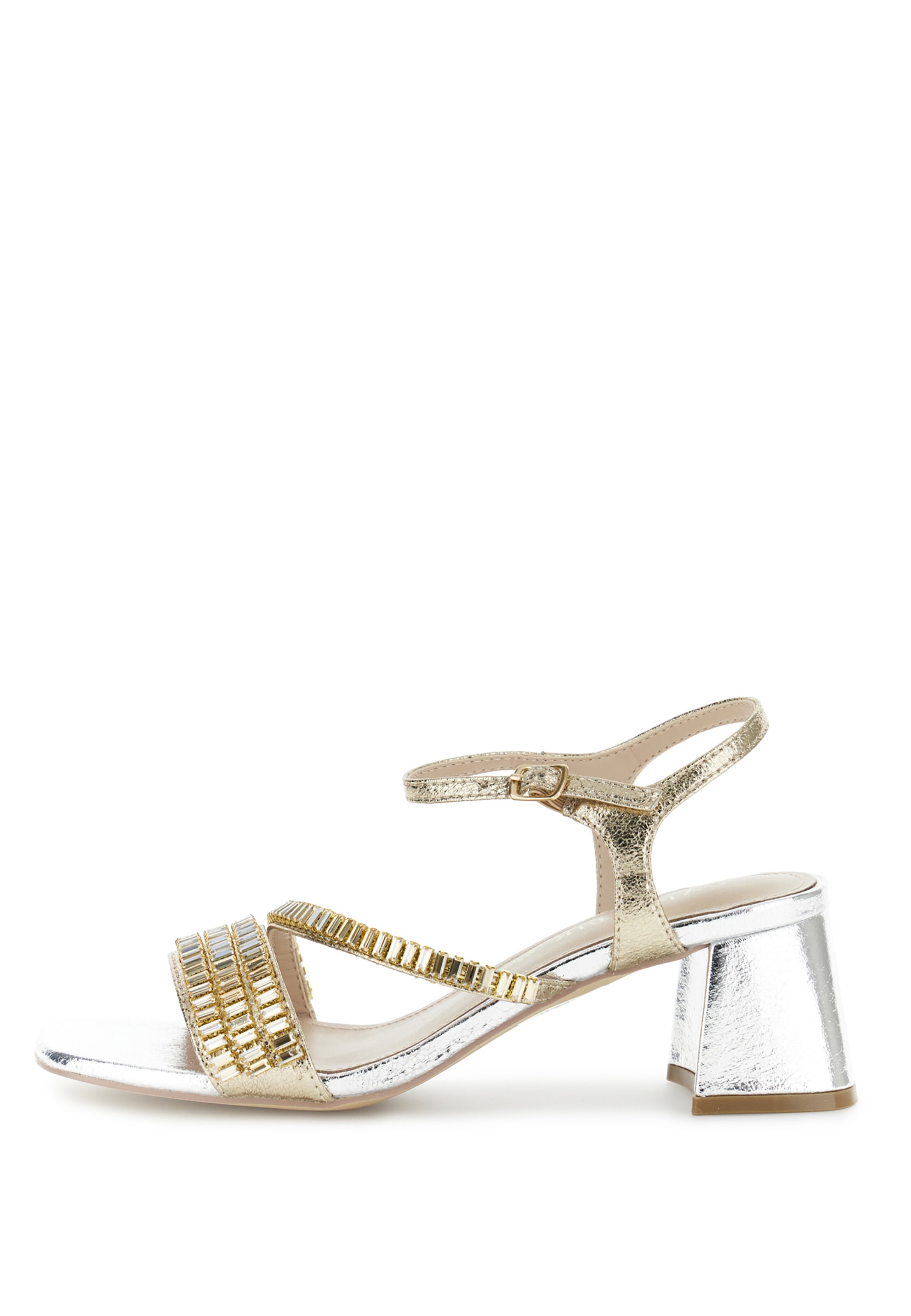 Décolleté di CAFè NOIR in oro: frontale