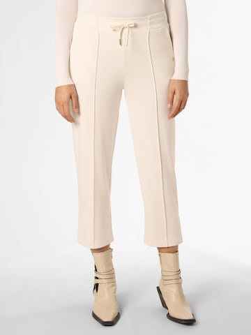 JOOP! Flared Harem Pants in Beige: front