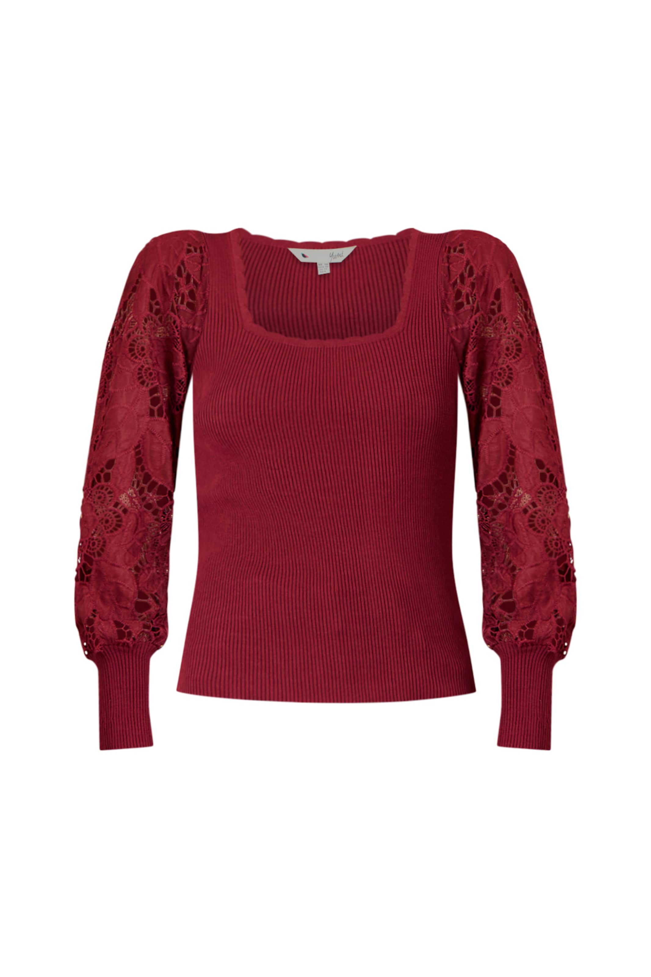 Yumi Pullover in Rot: Vorderseite