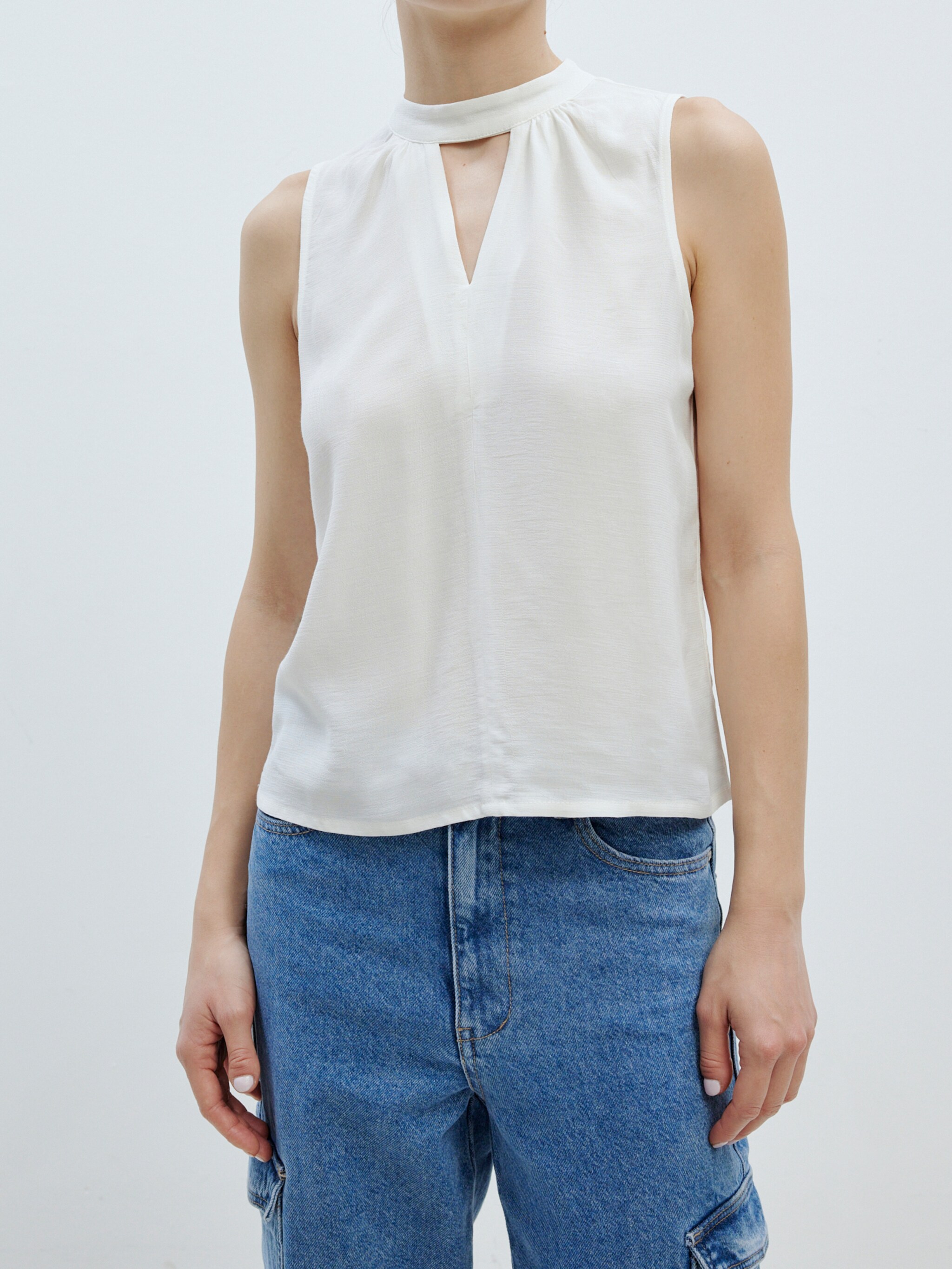 EDITED Produkte Bluse 'Charis' weiß