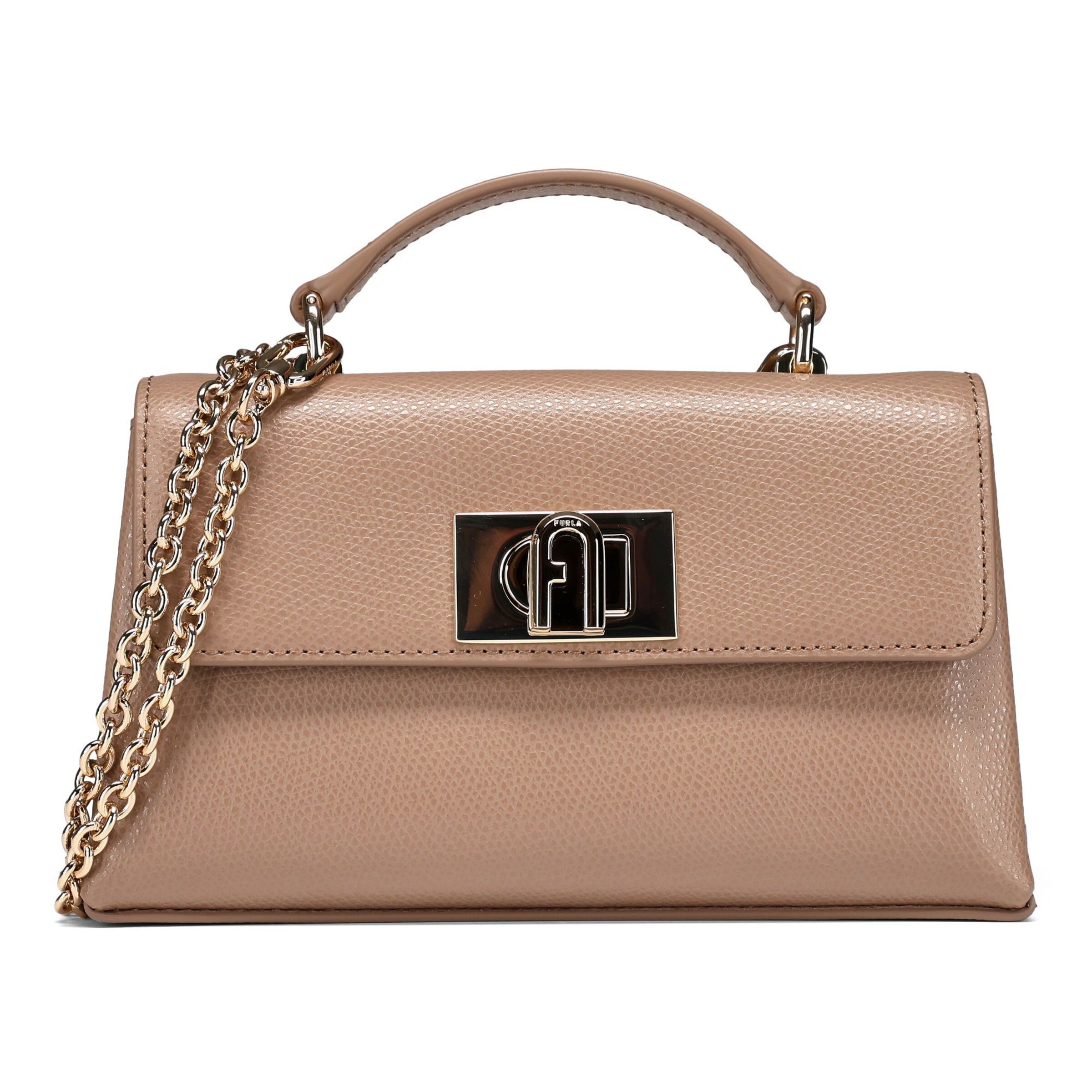 FURLA Handbag in Beige: front