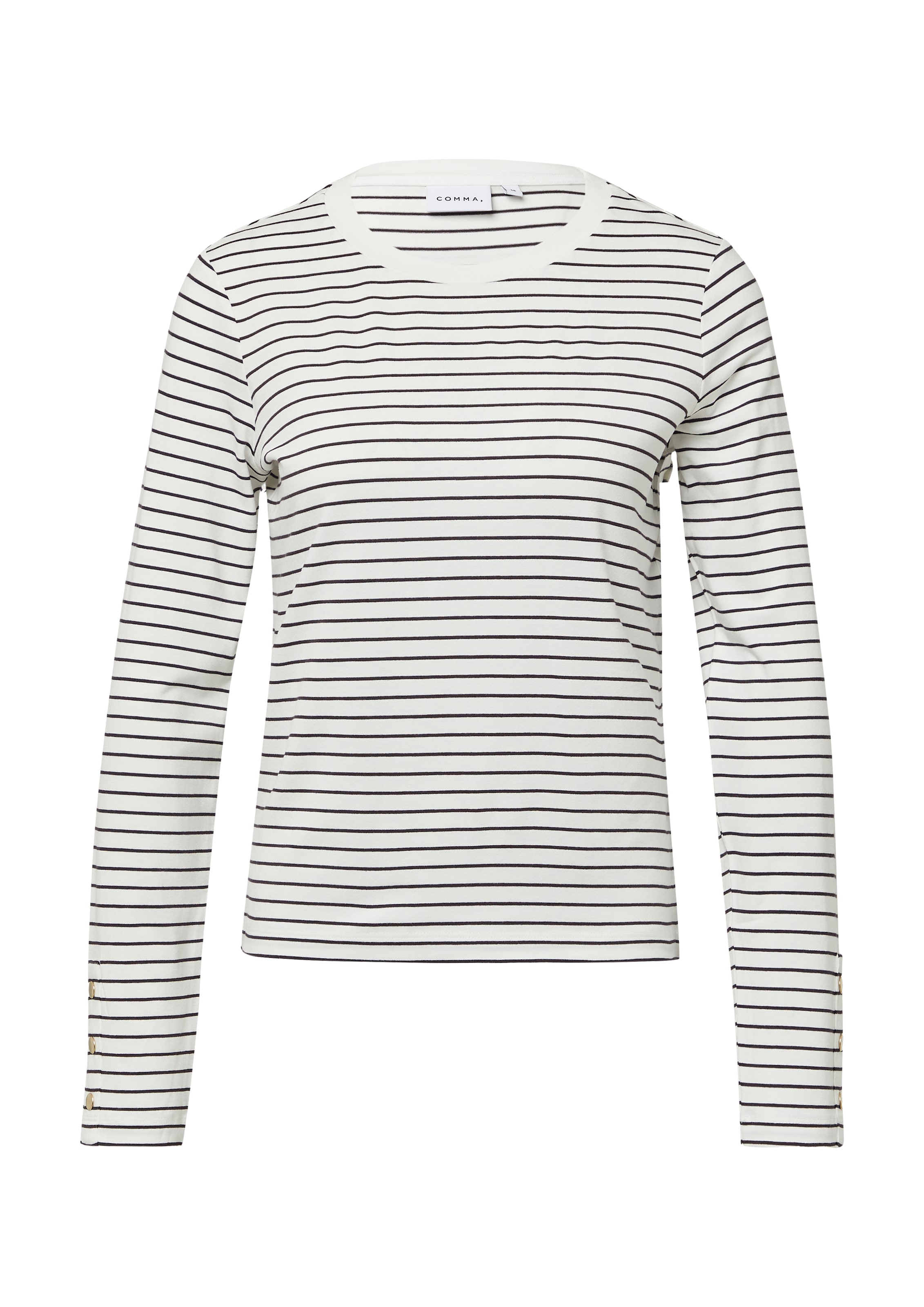 COMMA Shirt in Weiß: Vorderseite