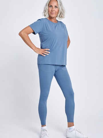 SPORTKIND Functioneel shirt 'Loose Fit Short Sleeve Shirt' in Grijs: voorkant