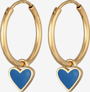 Boucles d'oreilles ELLI en bleu : devant