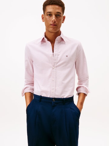 TOMMY HILFIGER Regular fit Button Up Shirt 'Heritage' in Pink: front