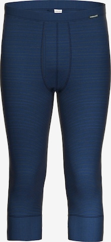Ammann Long Johns in Blue: front