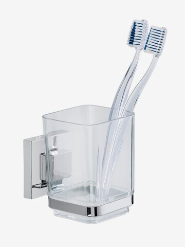 Wenko Zahnputzbecher Vacuum-Loc® 'Quadro' in Transparent