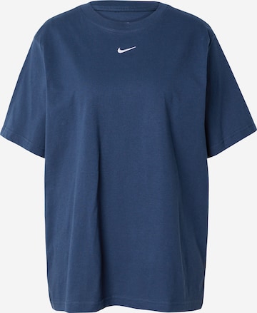 Nike Sportswear Tričko 'Essentials' - Modrá: predná strana
