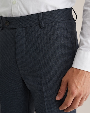 WE Fashion Slimfit Pantalon in Blauw