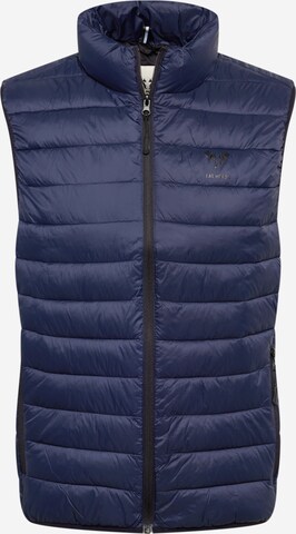 Fat Moose Bodywarmer 'Robert' in Blauw: voorkant