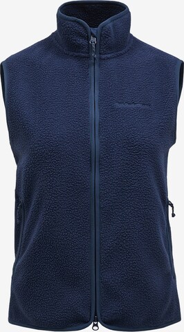 PEAK PERFORMANCE Vest in Blue: front