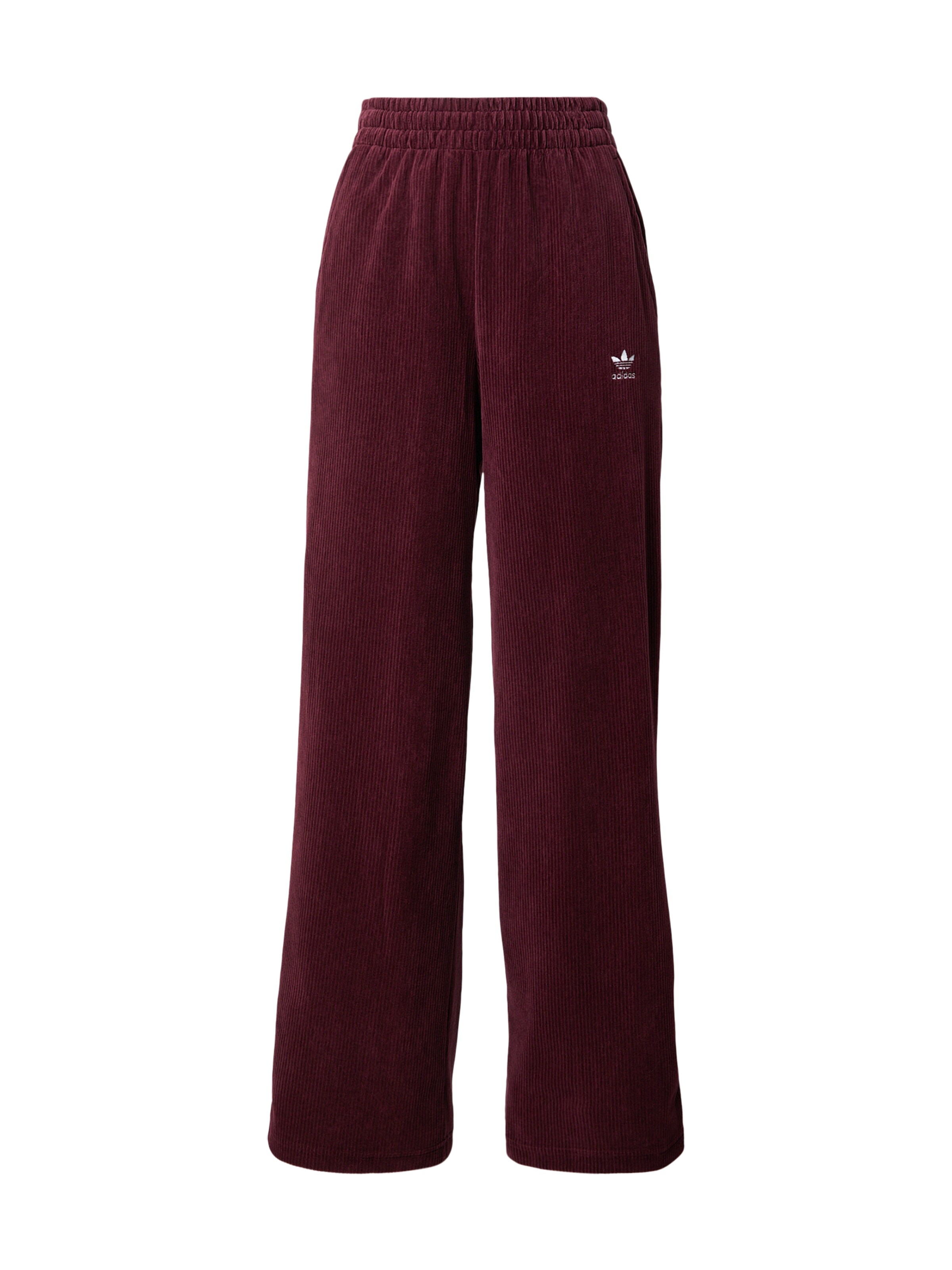Wide Leg Pantalon 'ESS' ADIDAS ORIGINALS en rouge : devant