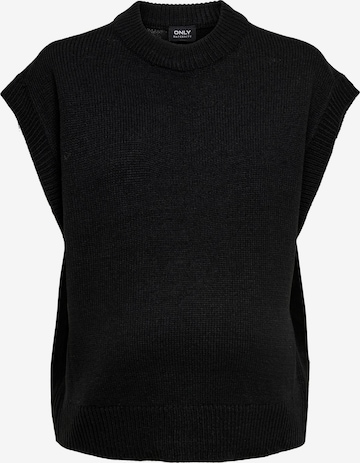 Only Maternity Vest in Black: front