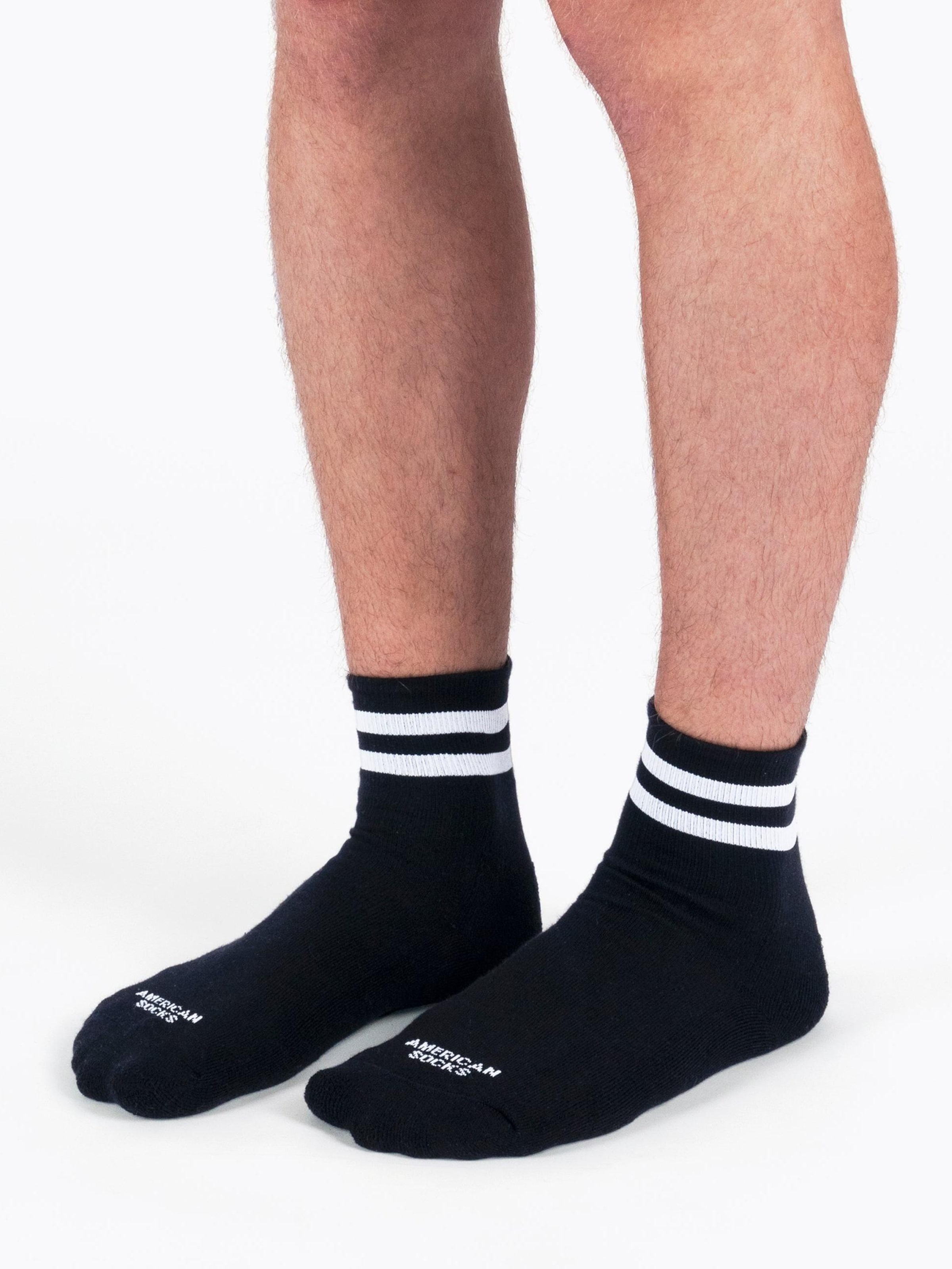 Chaussure basse American Socks en noir