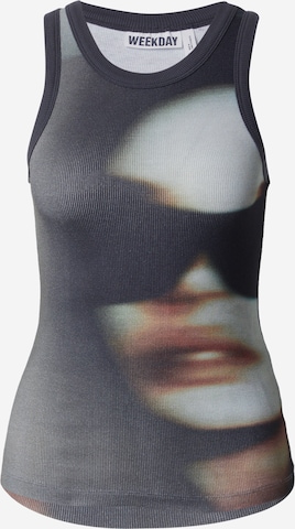 WEEKDAY Toppi värissä harmaa: etupuoli