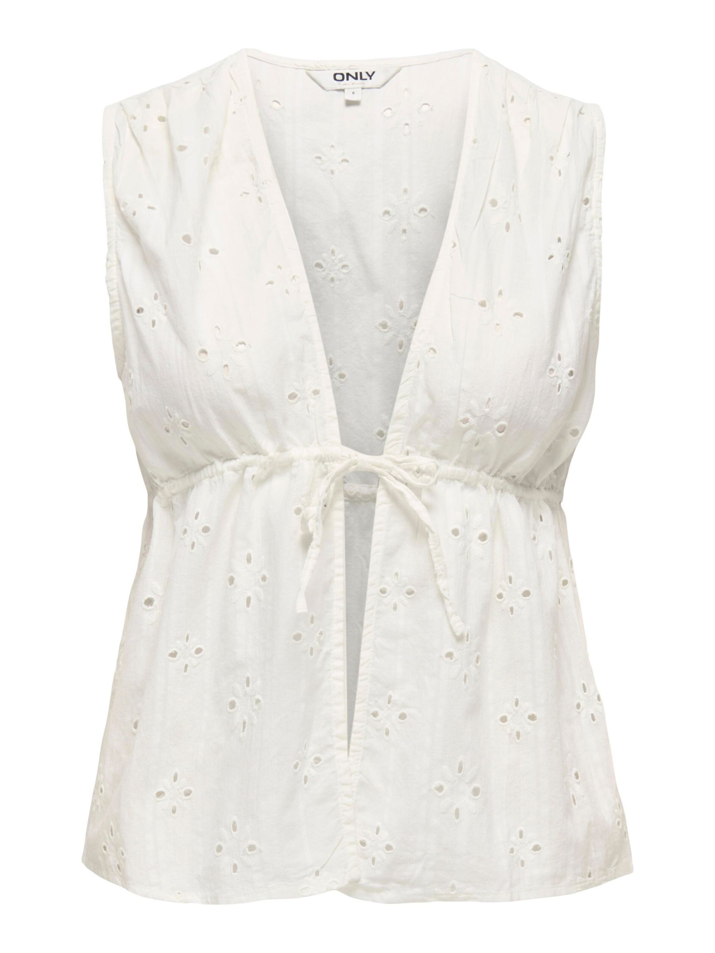 ONLY Bluse 'ONLassisi' i hvid: forside