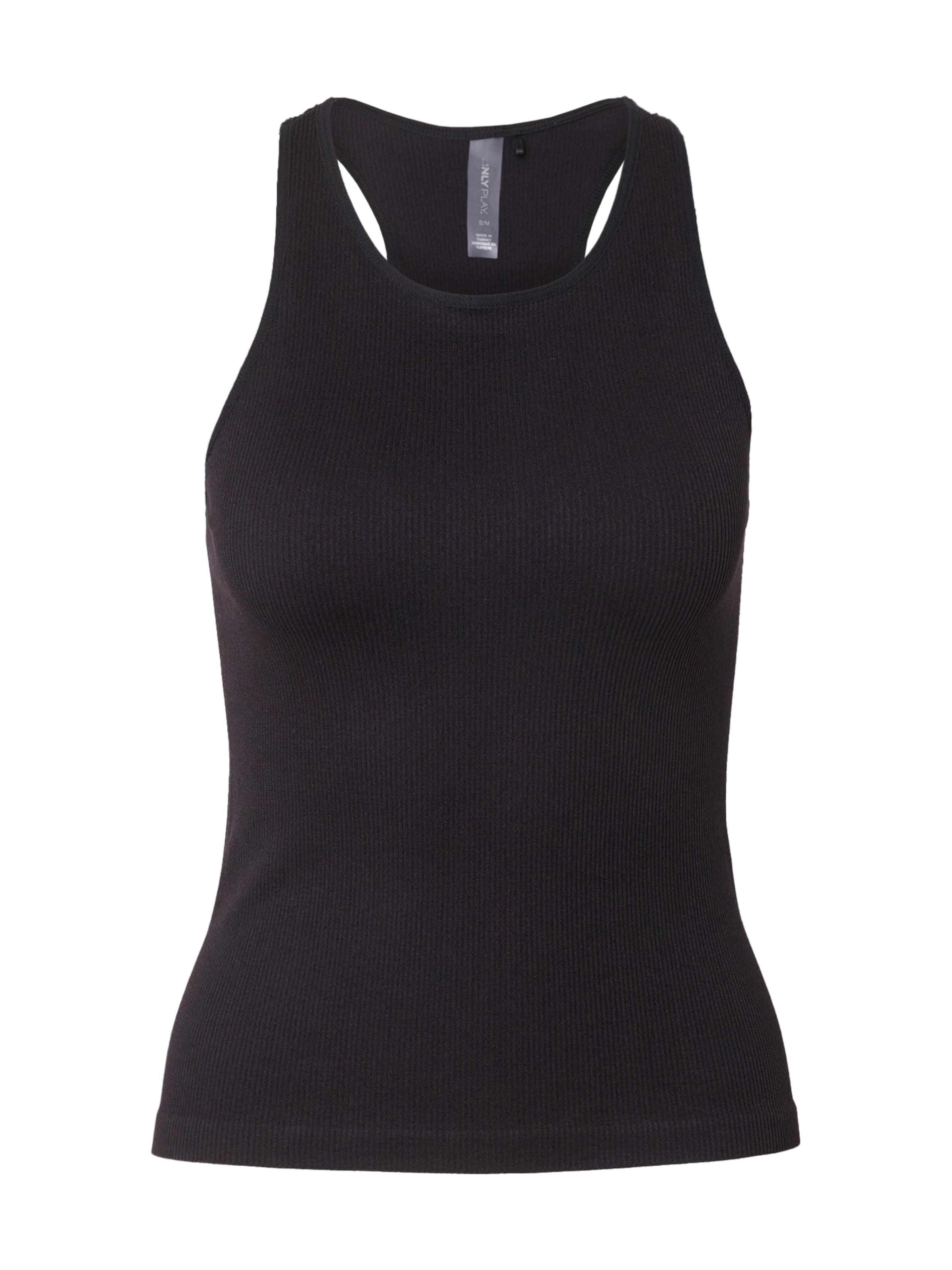 ONLY PLAY Sports Top 'ONPJAIA' in Black: front