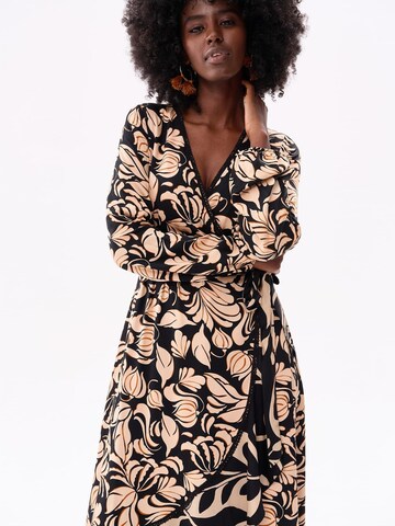 Blue Shadow Dress in Mixed colors