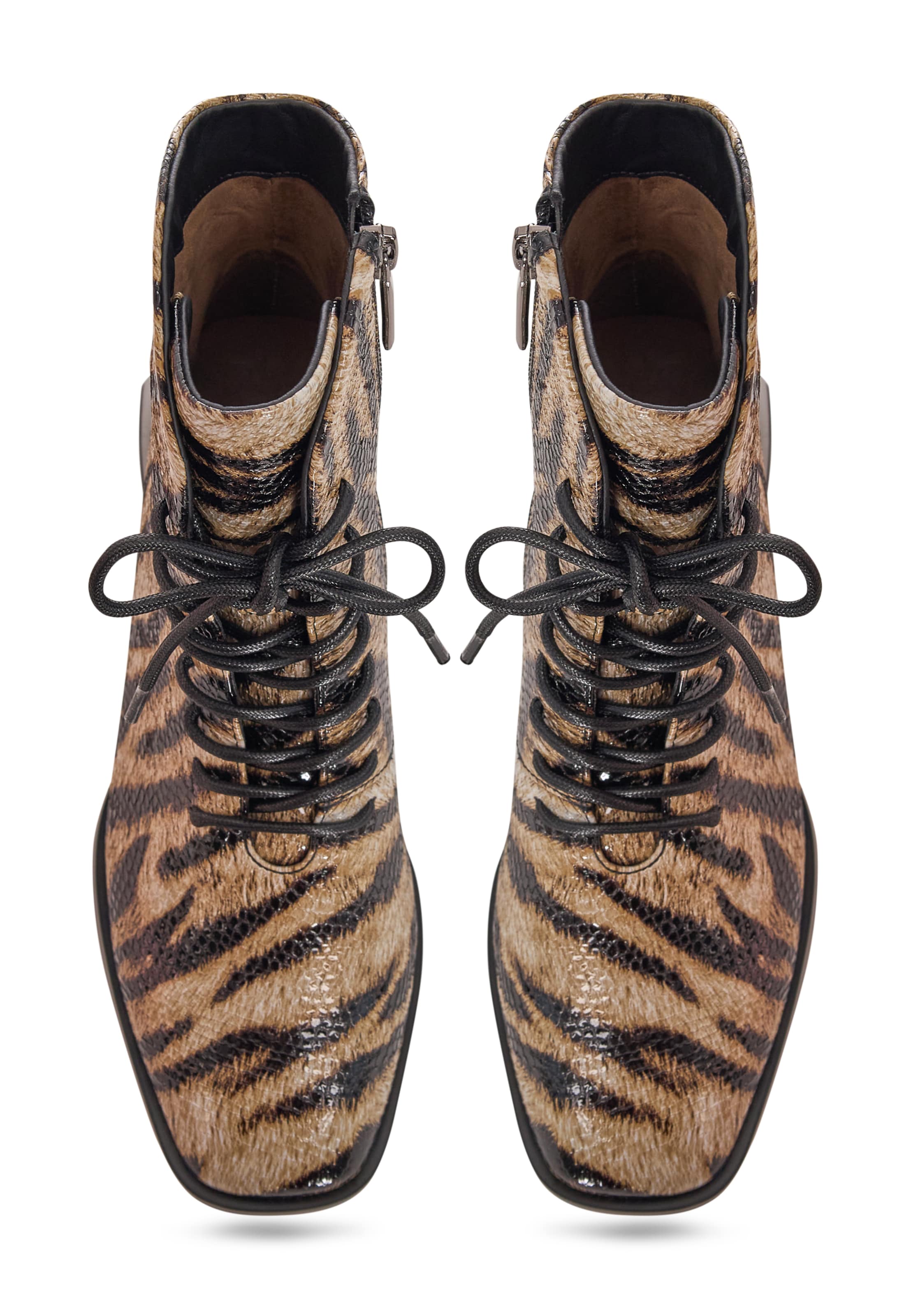 Bottines à lacets CESARE GASPARI en marron