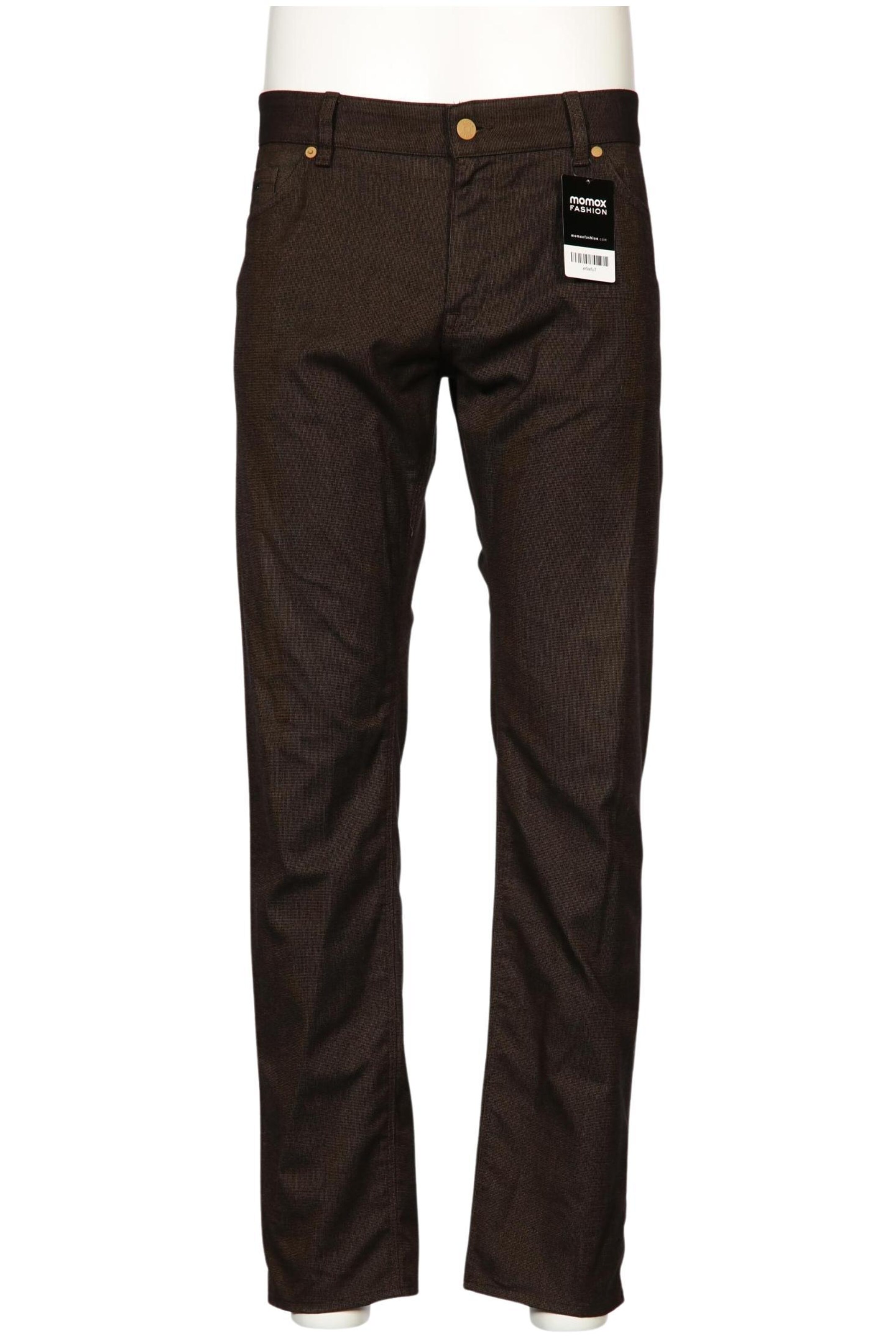 BOSS Black Pants in 35 in Brown: front