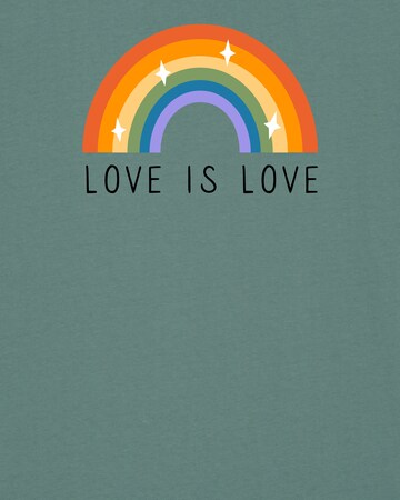 T-Shirt ' Love is Love ' Watapparel en vert