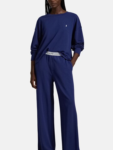 Pyjama Polo Ralph Lauren en bleu : devant