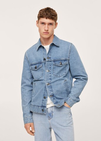 MANGO MAN Between-Season Jacket in Blue: front