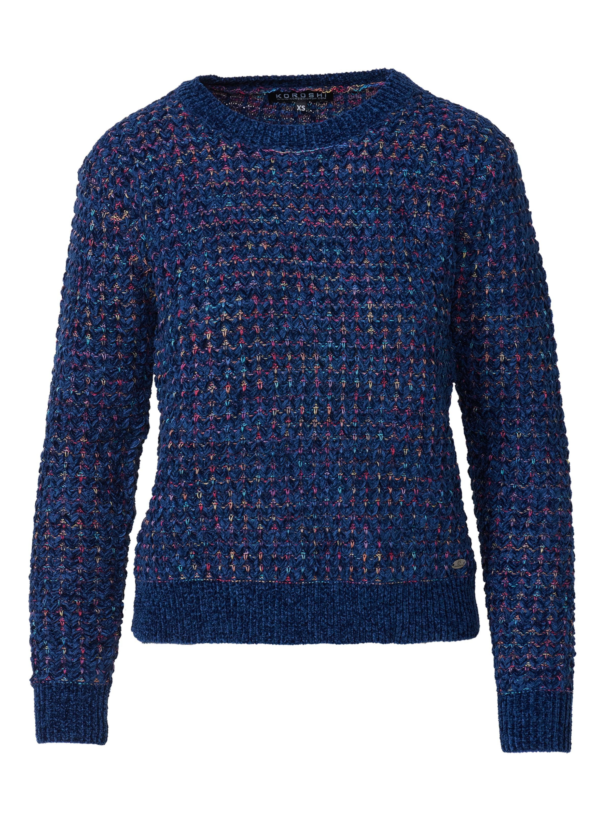 KOROSHI Trui in Blauw: voorkant