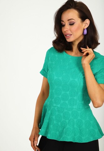 Awesome Apparel Blouse in Groen